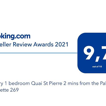 Luxury 1 Bedroom Quai St Pierre 2 Mins From The Palais & Croisette 269 Cannes Zewnętrze zdjęcie